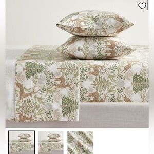 NWT Pottery Barn winter solstice sheet set size twin/twin XL